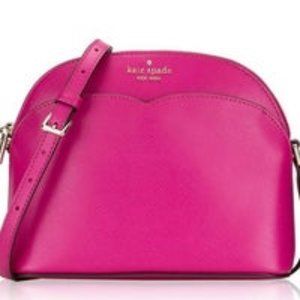 NWOT Kate Spade Payton Dome Crossbody Deep Magenta Handbag